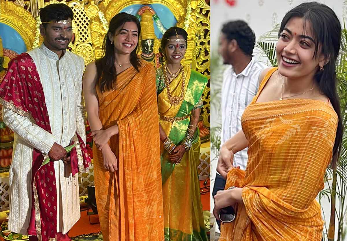 Rashmika Mandanna Graces The Wedding Of Her Assistant